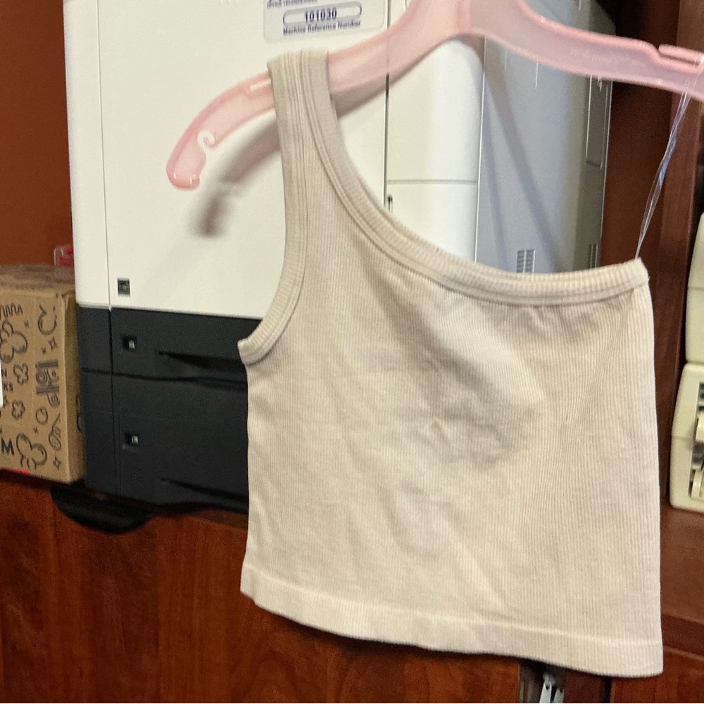 One-Shoulder Cream Brami